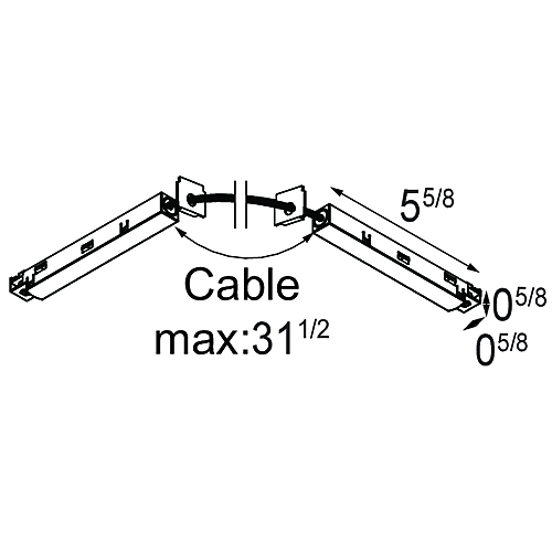 Track 48V Electrical/Mechanical Flexible Connection